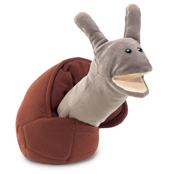 Folkmanis Snail Hand Puppet,Brown/Grey 2028