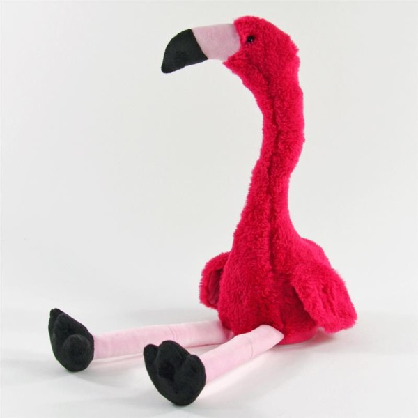 Laber-Flamingo singend und tanzend Hals beweglich inkl. Batterien