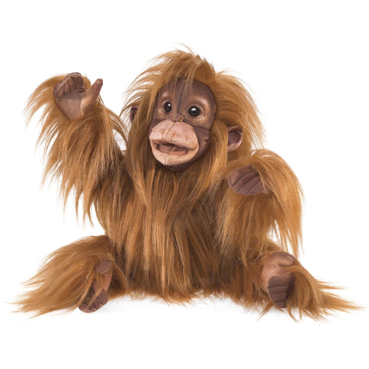 Folkmanis Baby OrangUtan Orangutan Handpuppe Handpuppenspiel Orang