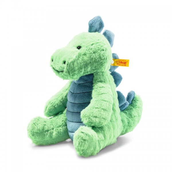 Steiff 087813 Spott Stegosaurus 28cm grün/petrol sitzen Plüschtier Stofftier